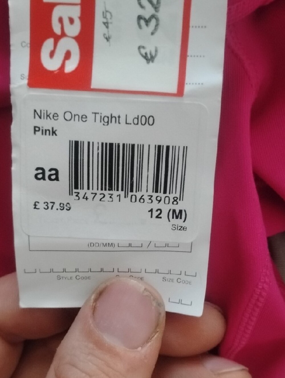 Nike Hot Pink Athletic Leggings - Picture 5 of 6
